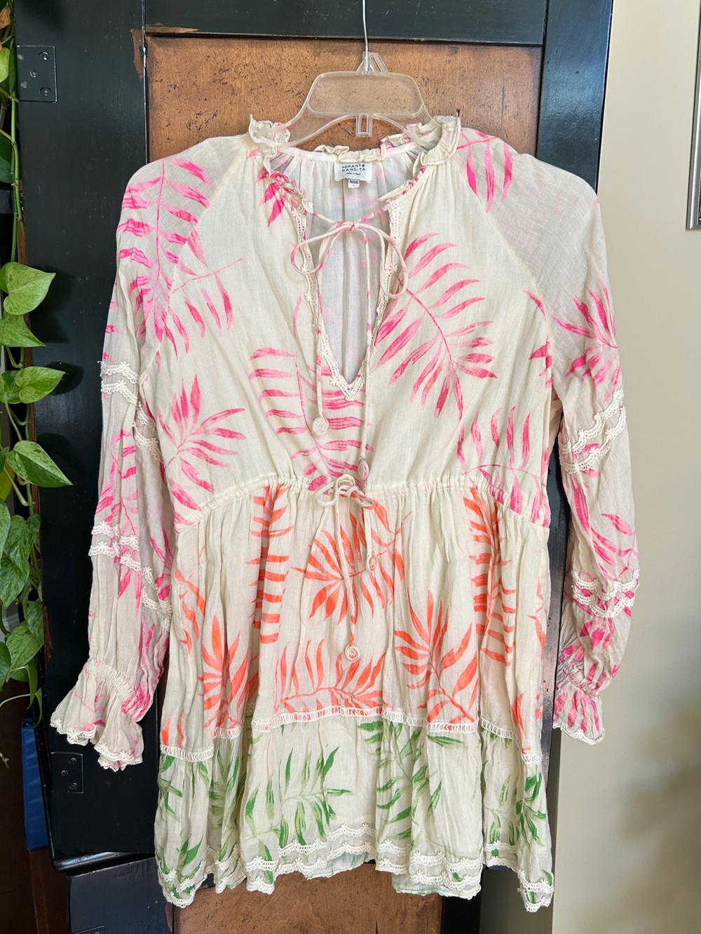 Hemant & Nandita Cotton Dress Sz L